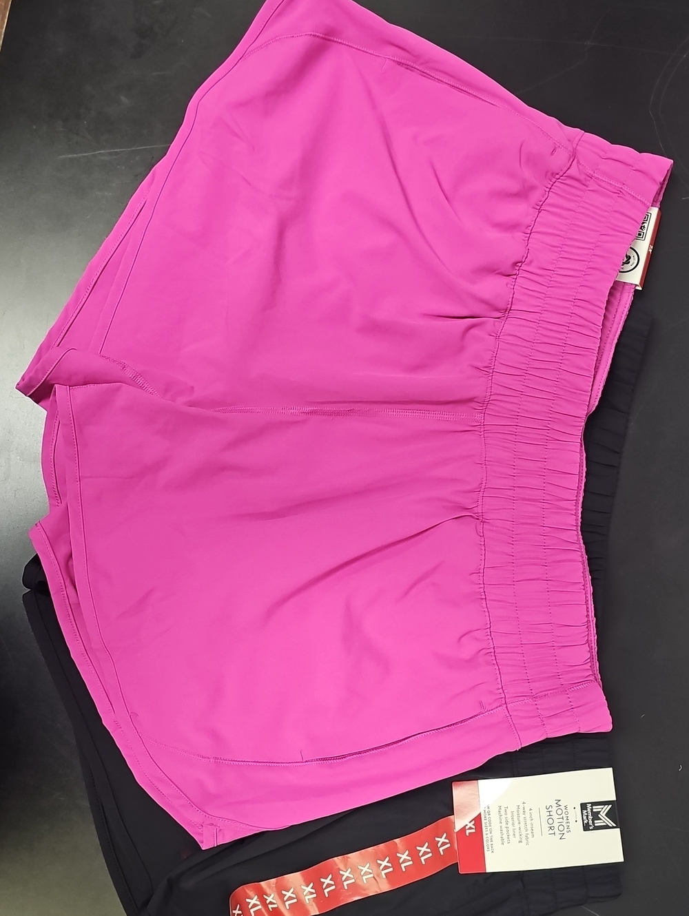 Women’s Athletic Shorts in Bright Pink — Set Of 2